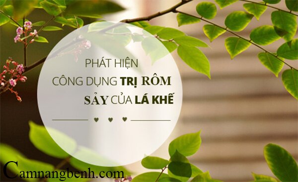 tắm lá khế trị rôm sảy cho bé